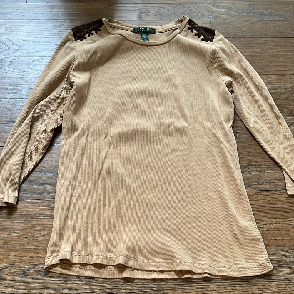 Ralph Lauren Women’s Colorblock 3/4th Sleeve - Size Medium